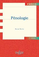 Couverture du livre « Pénologie ; éxecution des sanctions adultes et mineurs (3e édition) » de Bernard Bouloc aux éditions Dalloz