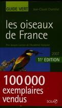Couverture du livre « Les oiseaux de France (11e édition) » de Jean-Claude Chantelat aux éditions Solar