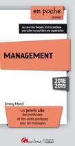 Couverture du livre « Management (édition 2018/2019) » de Jimmy Morel aux éditions Gualino