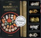 Couverture du livre « Sushibar ; recettes de suchis, sashimis et yakitoris » de  aux éditions Marabout