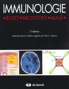 Couverture du livre « Immunologie » de Roitt aux éditions De Boeck Superieur