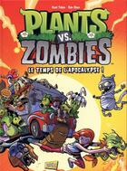 Couverture du livre « Plants vs zombies Tome 2 : le temps de l'apocalypse ! » de Paul Tobin et Ron Chan aux éditions Jungle