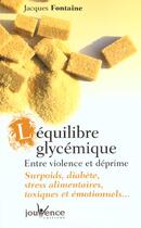 Couverture du livre « L'equilibre glycemique » de Jacques Fontaine aux éditions Jouvence