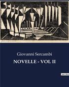 Couverture du livre « NOVELLE - VOL II » de Sercambi Giovanni aux éditions Culturea