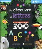 Couverture du livre « Je découvre les lettres avec une saison au zoo » de Aurore Meyer aux éditions Larousse