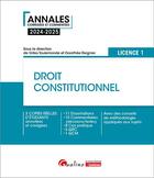 Couverture du livre « Droit constitutionnel - L1 : 3 copies réelles d'étudiants annotées et corrigées-11 Dissertations-10 Commentaires-8 Cas pratiques-5 QRC-1 QCM. Des conseils de méthodologie appliquées aux sujets (8e édition) » de Gilles Toulemonde et Dorothee Reignier aux éditions Gualino