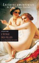 Couverture du livre « L'école des filles » de Anonyme aux éditions La Musardine