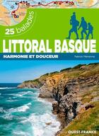 Couverture du livre « Littoral basque ; 25 balades » de Patrick Merienne aux éditions Ouest France