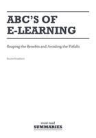 Couverture du livre « Summary: ABCs of e-Learning : Review and Analysis of Broadbent's Book » de Businessnews Publish aux éditions Business Book Summaries