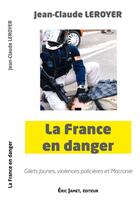 Couverture du livre « La France en danger ; gilets jaunes, violences policières et macronie » de Jean-Claude Leroyer aux éditions Borrego