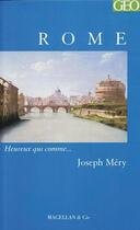 Couverture du livre « Rome » de Joseph Mery aux éditions Magellan & Cie