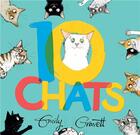 Couverture du livre « 10 chats » de Emily Gravett aux éditions Kaleidoscope
