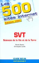 Couverture du livre « Guide 500 sites svt » de Dewitz/Laville aux éditions Belin