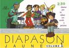 Couverture du livre « Diapason jaune t.1; 230 chants pour enfants avec partitions et accords » de  aux éditions Presses D'ile De France