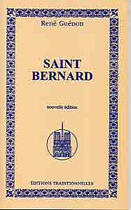 Couverture du livre « Saint-bernard » de Rene Guenon aux éditions Traditionnelles