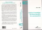 Couverture du livre « Analyse economiques des biens durables de consommation » de Gilles Caire aux éditions L'harmattan