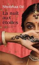 Couverture du livre « La nuit aux étoiles » de Shobhaa De aux éditions Actes Sud