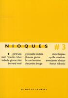 Couverture du livre « NIOQUES N.3 » de Jean-Marie Gleize aux éditions Le Mot Et Le Reste