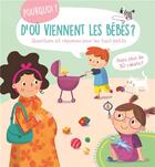 Couverture du livre « D'ou viennent les bebes? pourquoi ? » de  aux éditions Editions Tam Tam