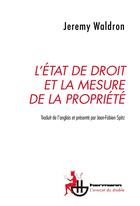 Couverture du livre « L'Etat de droit et la mesure de la propriété » de Jeremy Waldron aux éditions Hermann