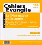 Couverture du livre « Ce-154. le dieu unique et les autres » de Dany Nocquet aux éditions Cerf