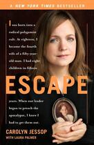 Couverture du livre « ESCAPE » de Jessop, Carolyn/ Palmer, Laura aux éditions Broadway Books