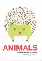 Couverture du livre « Animals note cards artwork by julia kuo: 16 assorted notecards and envelopes » de Julia Kuo aux éditions Quarry