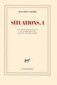 Couverture du livre « Situations t.10 : politique et autobiographie » de Jean-Paul Sartre aux éditions Gallimard (patrimoine Numerise)