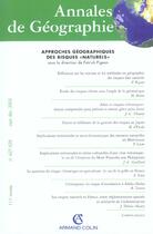 Couverture du livre « Revue Annales de géographie T.627 ; t.628 » de Revue Annales De Geographie aux éditions Armand Colin