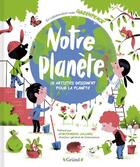 Couverture du livre « Notre planète : 18 artistes dessinent pour la planète » de Jean-Francois Julliard et Greenpeace aux éditions Grund