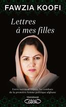 Couverture du livre « Lettres à mes filles » de Fawzia Koofi aux éditions Michel Lafon