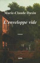 Couverture du livre « L'enveloppe vide » de Marie-Claude Duxin aux éditions Gunten