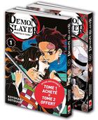 Couverture du livre « Demon slayer t.1 » de Koyoharu Gotoge aux éditions Panini