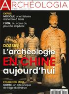 Couverture du livre « Archeologia n 602 : la chine - octobre 2021 » de  aux éditions Archeologia