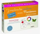 Couverture du livre « LES COFFRETS MONTESSORI : j'explore les couleurs (en français et en anglais) avec Montessori » de Charlotte Poussin aux éditions Eyrolles