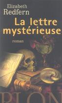 Couverture du livre « La lettre mysterieuse » de Redfnern Elisabeth aux éditions Plon