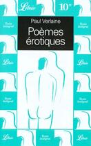 Couverture du livre « Poemes erotiques » de Paul Verlaine aux éditions J'ai Lu