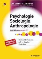 Couverture du livre « Psychologie, sociologie, anthropologie ; UE 1.1 » de Merkling aux éditions Elsevier-masson