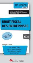 Couverture du livre « Droit fiscal des entreprises (édition 2020) » de Francois Goliard aux éditions Gualino