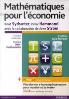 Couverture du livre « Mathematiques Pour L'Economie 4e. Pack Premium Fr (Paperbook+Etext+Imml) » de Sydsaeter aux éditions Pearson