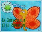 Couverture du livre « La grenouille et le papillon » de Delphine Reneaux aux éditions Mk67