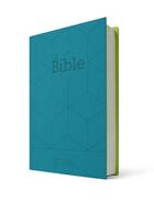 Couverture du livre « Bible souple segond neg vivella bleu & vert » de 1979 Neg aux éditions Ste Biblique De Geneve
