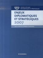 Couverture du livre « Enjeux diplomatiques et stratégiques » de Chaigneau/Pascal aux éditions Economica