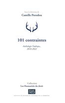 Couverture du livre « 101 contraintes : Anthologie Oudropo,, 2018-2022 » de Porodou Camille aux éditions Irjs