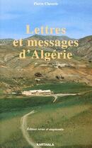 Couverture du livre « Lettres et messages d'Algérie » de Pierre Claverie aux éditions Karthala