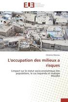 Couverture du livre « L'occupation des milieux a risques - limpact sur le statut socio-economique des populations, le cas » de Meutou Christine aux éditions Editions Universitaires Europeennes