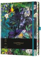 Couverture du livre « Carnet eden très grand format uni lily » de  aux éditions Castelli Milano