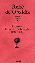 Couverture du livre « Théâtre T04 » de Obaldia Rene aux éditions Grasset Et Fasquelle