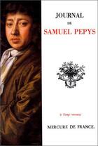 Couverture du livre « Journal » de Pepys/Curtis aux éditions Mercure De France