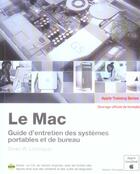 Couverture du livre « Mac - guide d'entretien (le) » de  aux éditions Pearson